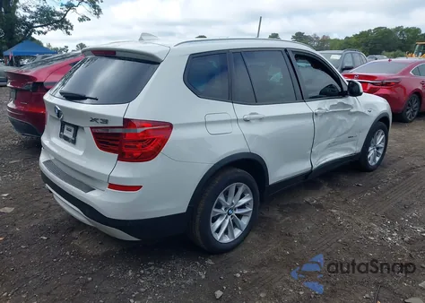 2016 BMW X3 xDrive28I from USA, damaged, VIN 5UXWX9C5XG0D91249